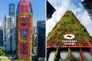Озеленение мегаполиса: проект отеля с вертикальным садом  (фото)