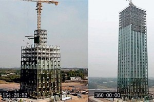 Как построить современное 30-ти этажное здание за 15 дней?