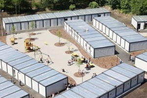 Житло для переселенців: у Львові відкрили третє модульне містечко (ФОТО)