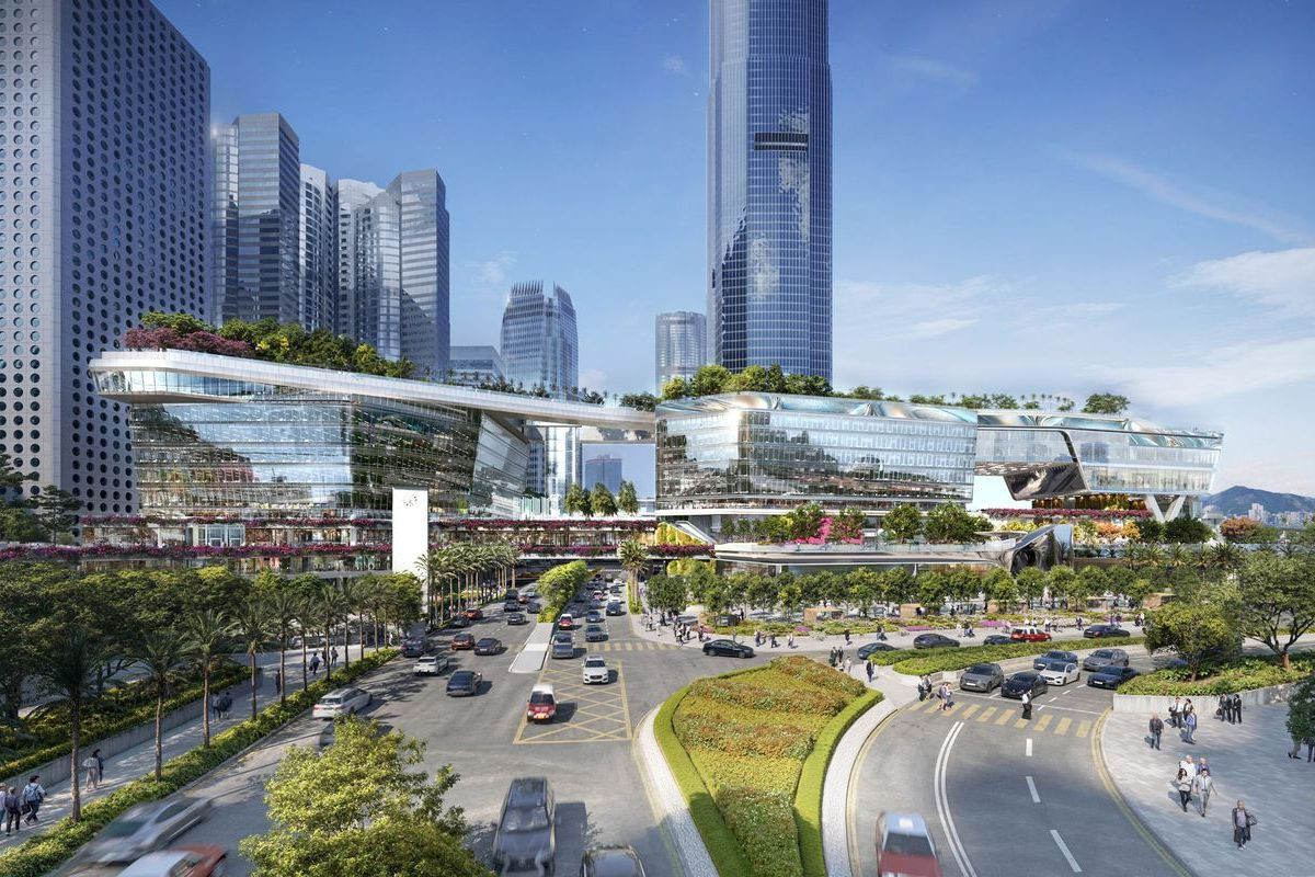 У Гонконзі представили проєкт 400-метрового скляного 