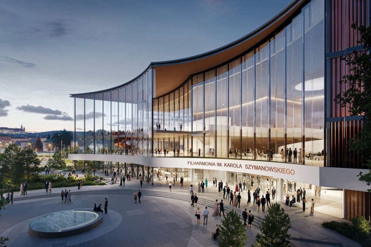 Обрано архітектурну концепцію нової філармонії у Кракові (ВІЗУАЛІЗАЦІЇ)