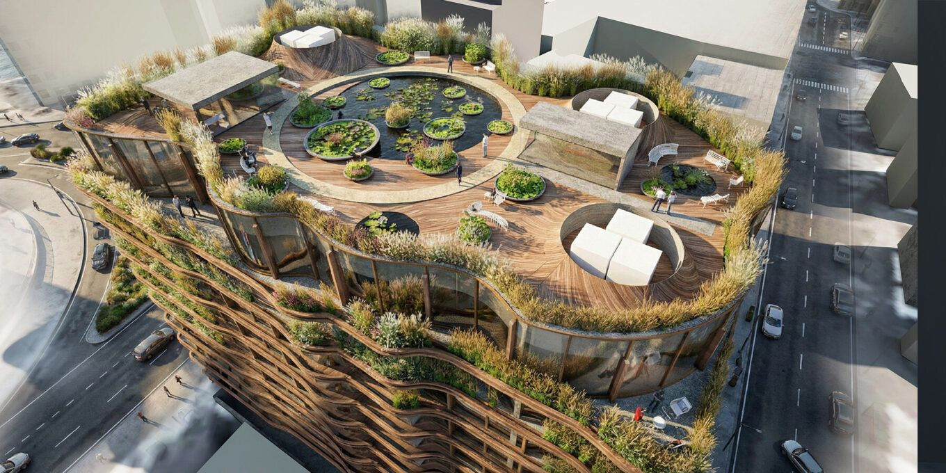 У Варшаві реалізують проєкт офісу з нульовими викидами (ВІЗУАЛІЗАЦІЇ)