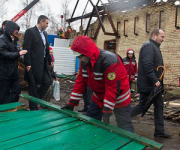 Демонтаж новостройки на Ленинградской площади