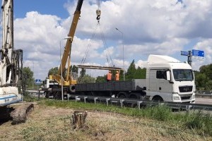 На Київщині почали будувати давно обіцяний надземний перехід (фото)