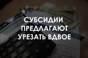 Субсидии предлагают сократить вдвое: Минсоцполитики инициирует уменьшение социальных норм на 50%