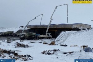 Начался ключевой этап строительства развязки на трассе Н-31 (ФОТО)