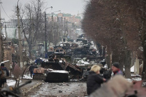 На одній з вулиць Бучі відновлюють одночасно понад 80 будинків (ВІДЕО)