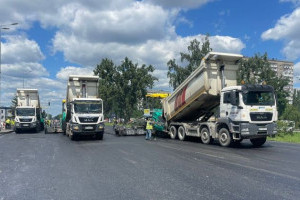 На Кільцевій дорозі Києва завершили перший етап фінального асфальтування (ФОТО)