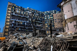 Замміністра охорони здоров’я повідомив, коли завершать зовнішні роботи з ремонту лікувально-діагностичного корпусу Охматдиту