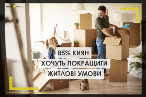85% киян хочуть покращити житлові умови: результати дослідження (ІНФОГРАФІКА)