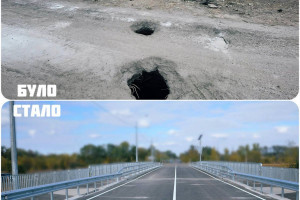 На Харківщині відновили восьмий міст цього року