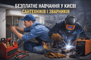 У Києві стартує безплатне навчання на сантехніків і зварників