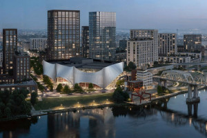 У Нешвіллі представили культурний центр із фасадом у вигляді металевої завіси (ВІЗУАЛІЗАЦІЇ)