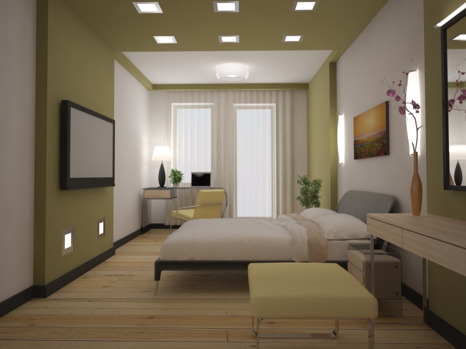 Уютная спальня в трех цветовых решениях