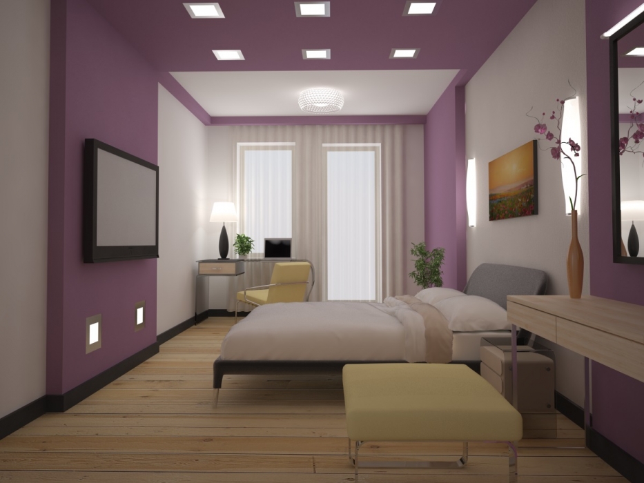 Уютная спальня в трех цветовых решениях